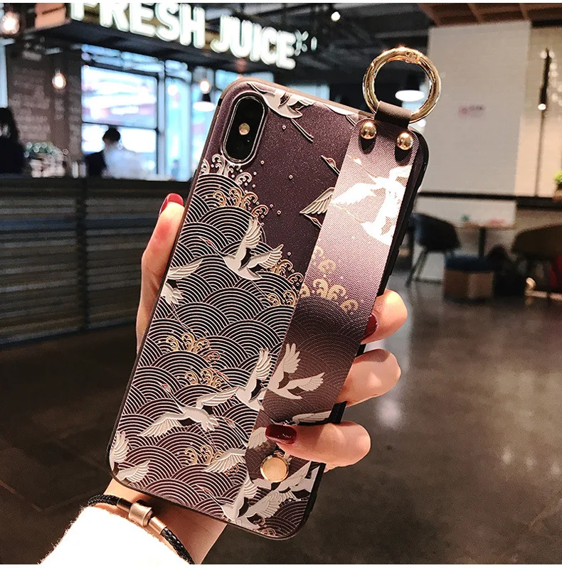 Чехол для телефона Xiao mi Red note 7 с 3D винтажным рельефным цветочным узором на