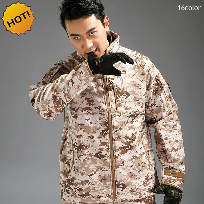 TAD брендовая одежда из плотного флиса Водонепроницаемый природе акулья кожа