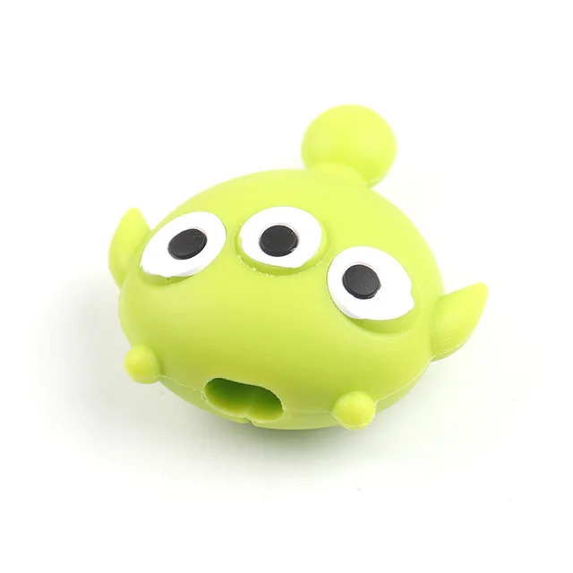 7 Милый мультфильм телефон USB кабель протектор для iphone кабель chompers шнур животное укус зарядное устройство держатель проводов Органайзер защита - Цвет: 7