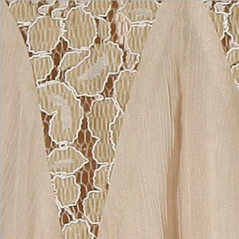 2017 весеннее летнее женское модное платье из органзы длиной до колена с кружевным