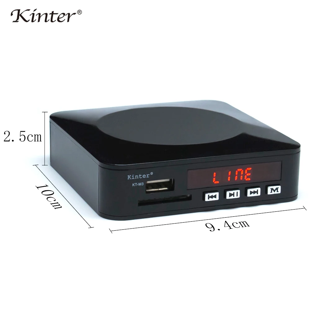 Kinter M3 мини Предварительный усилитель Поддержка AV play с USB sd-картой вход