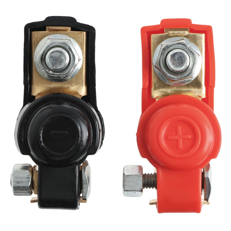 

1 Pair Alloy Positive Nagative Battery Car Terminal Clamp Clips Connector New