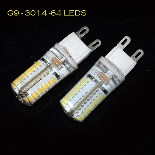 Бренд Foxanon G9 светодиодный свет 220 В 5730 3014 SMD 6 Вт 7 9 12 кукурузные лампы силиконовая