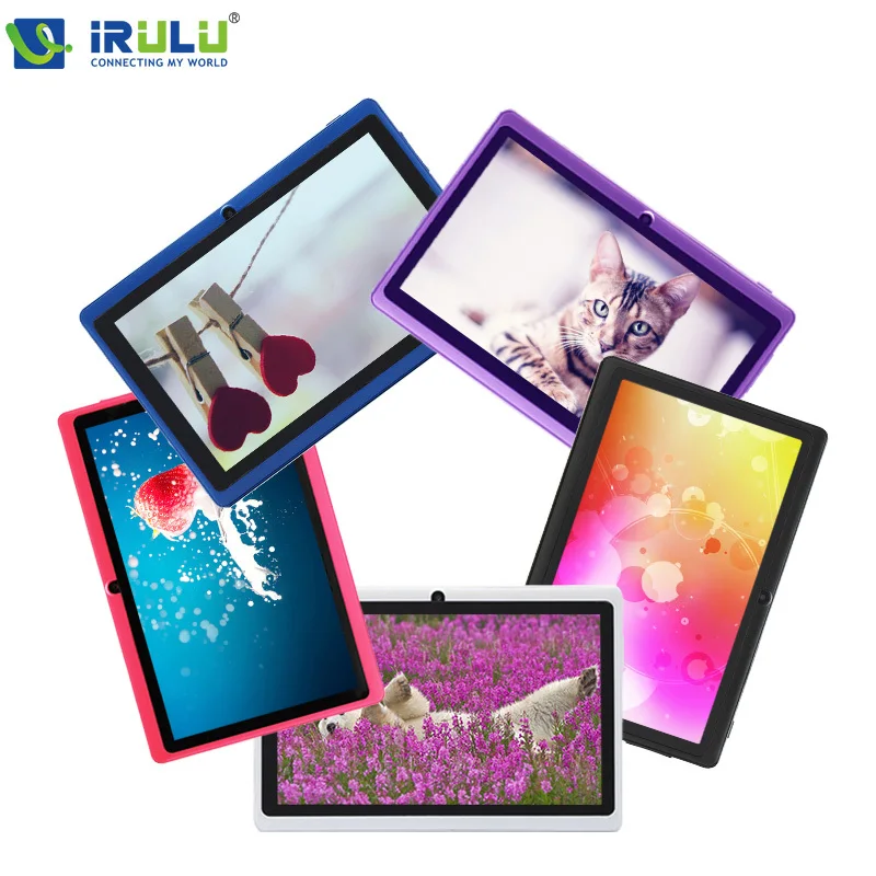 iRULU eXpro X1s 7’’ планшет четырехъядерный 16ГБ ROM система Android4.4 двойная камера 1024*600 HD