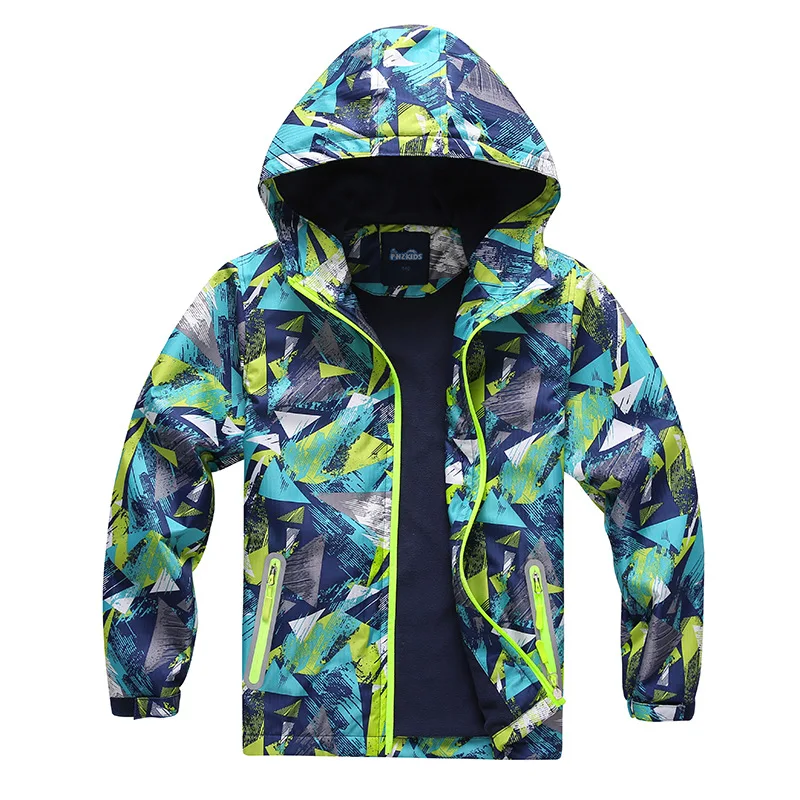 Флисовая Куртка с капюшоном для мальчиков 3 12 лет|children's windbreakers|coat kidscoat kids brand |