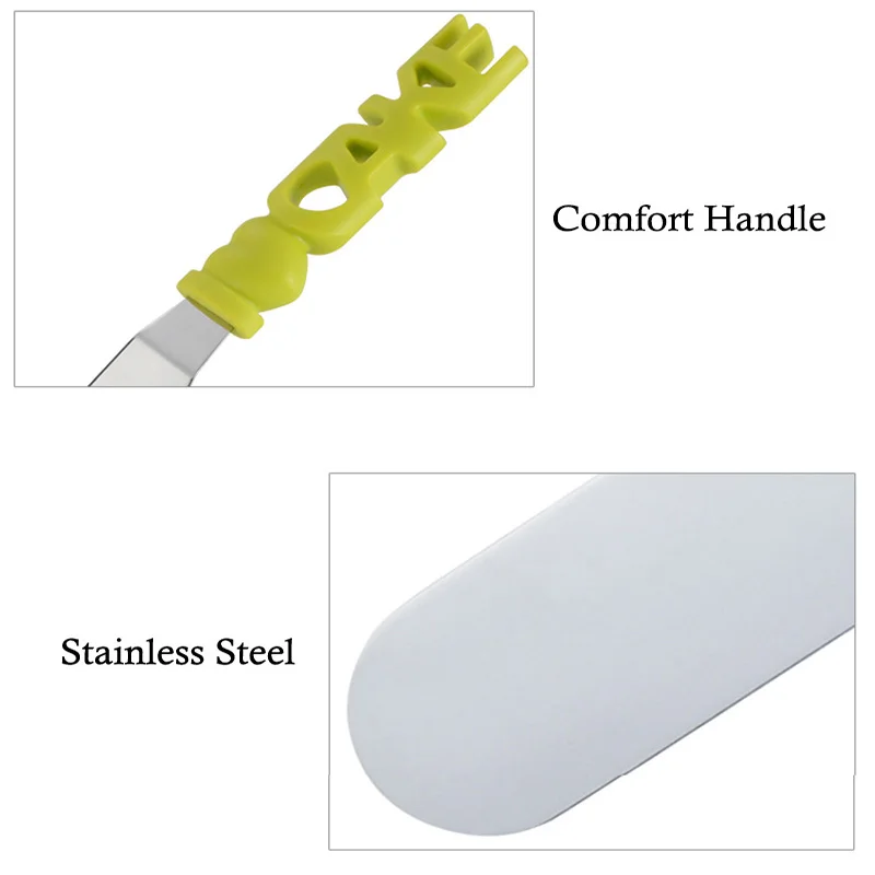 FHEAL Cake Cream Butter Spatula Stainless Steel For Smoother Icing Frosting Spreader Fondant Pastry Decorating Tool | Дом и сад