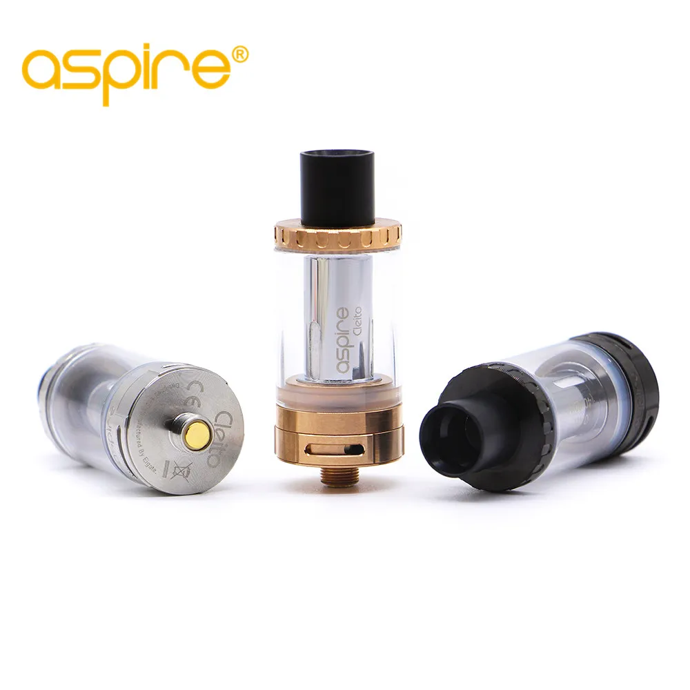 Aspire cleito Sub Ohm танк e cig распылитель с и 5pcs Pack сменная катушка высвобожает больше