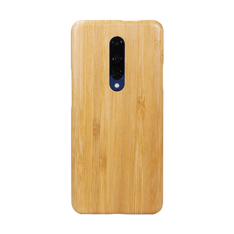 oneplus 7 pro case Kevlar Genuine Wood protective cover Wooden Slim back |