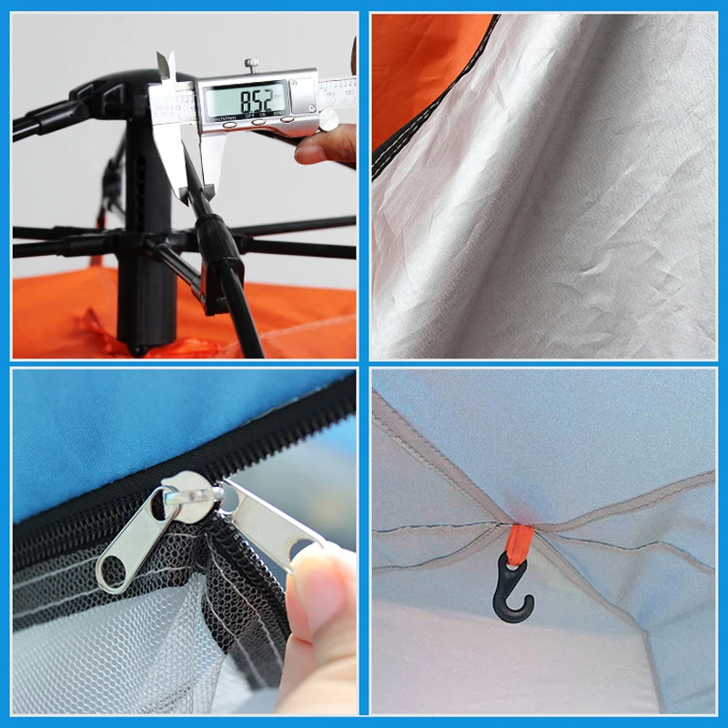 5-8 Person Outdoor Camping Tent Quick Automatic Opening Large Capacity waterproof Double Layer Family Ultralight | Спорт и