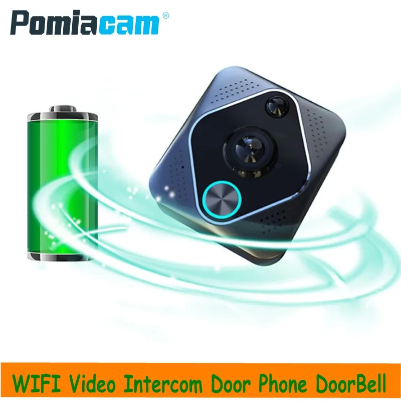 

X6 WiFi Smart Wireless Security DoorBell Camera HD 1080P Visual Intercom Peephole Door Phone Door Bell 180 Degree Wide Angle