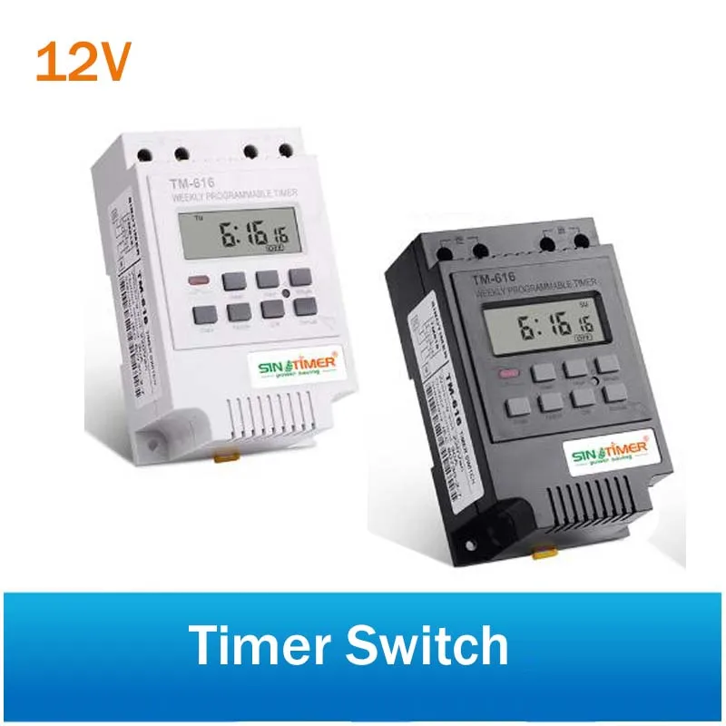 SINOTIMER 30AMP Еженедельный программируемый цифровой реле времени таймер управления