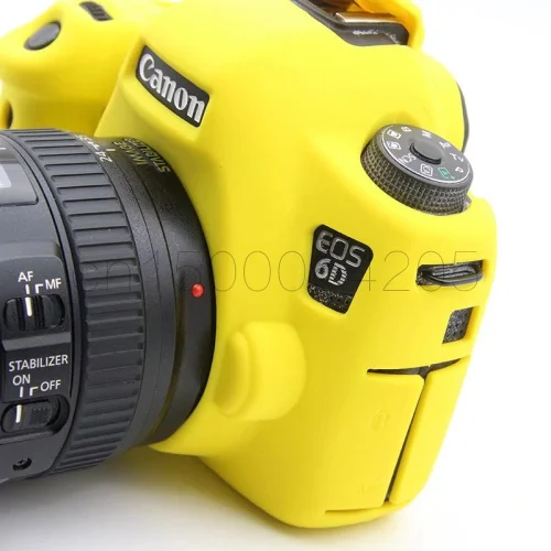 Сумка для видеокамеры DSLR мягкий силиконовый резиновый защитный чехол Canon EF 6D 6D2 6DII