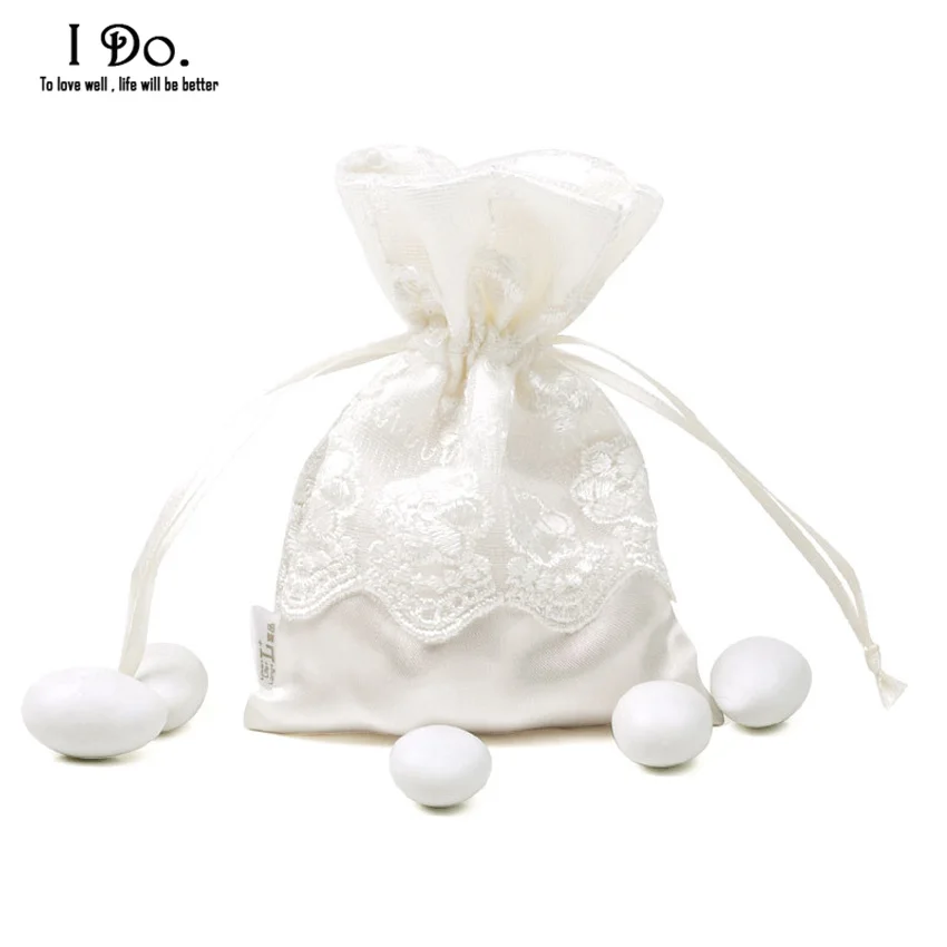 Бесплатная доставка 10 шт. Кружево свадьбы пользу сумка коробка конфет lembrancinhas