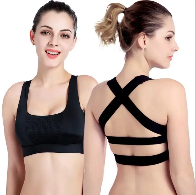 Новинка 2016 женские профессиональные спортивные майки сексуальный бюстгальтер