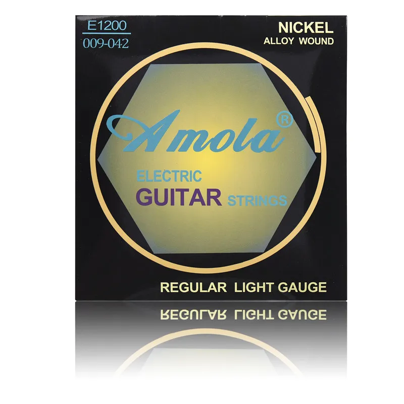 Струны для электрогитары Amola E1200 009 042 музыкальные инструменты из медного