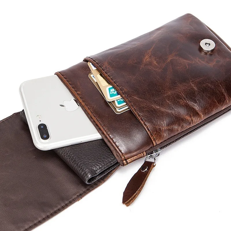 Винтажная Мужская поясная сумка с ремнем, модная Роскошная поясная сумка, маленькая коровья кожа, сумка-мессенджер на плечо, нагрудные сумки, сумка через плечо