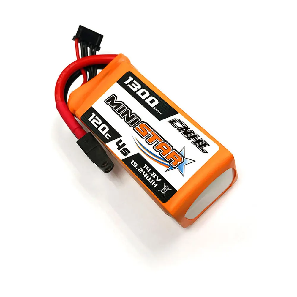 2 шт CNHL MiniStar 1300 mAh 14,8 V 4S 120C Lipo батарея