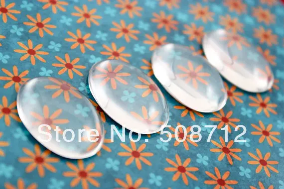 30 наборов DIY 22x30 мм Набор подвесок античный медный овальный поднос с подходящей