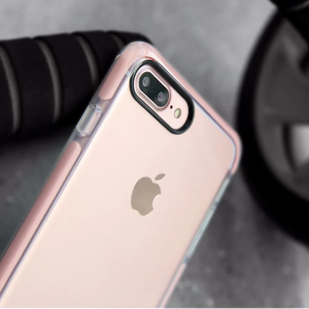 Чехол для iPhone 7 Чехол Мягкий ТПУ+ TPE Гибридный чехол для iPhone7 задняя крышка противоударный защитный щит