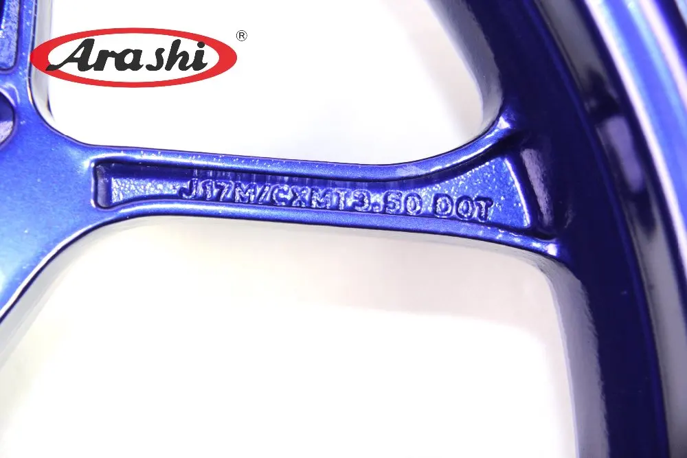 Переднее колесо мотоцикла Arashi для YAMAHA YZF-R1- YZF R1 мотоциклетные передние аксессуары для дисков Синий Черный
