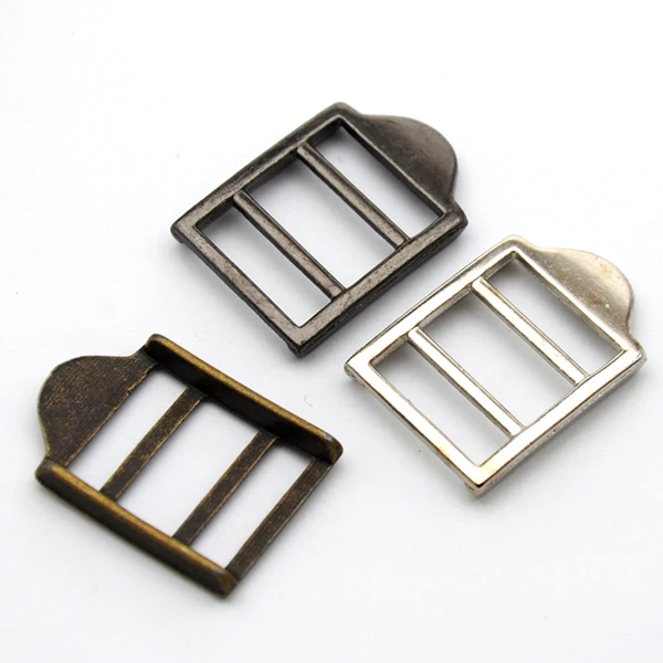 

60pcs Metal Buckle hook buckle clip 18mm adjustable heavy bag backpack luggage slide buckle nickle/black/bronze BK-079