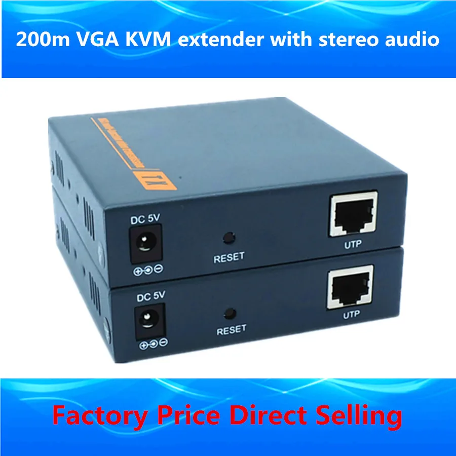 ZY DT206CKM 660ft VGA KVM над ip удлинитель 1080 P USB Видео расширитель передатчик приемник с 3 5