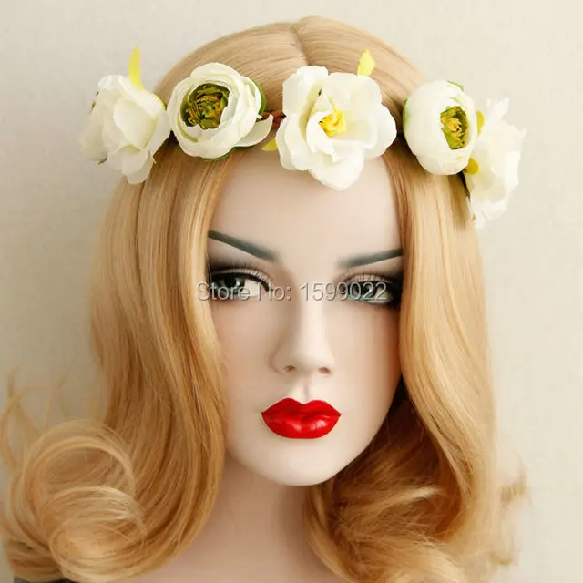 Богемный цветочный ободок для волос пляжа свадьбы невесты аксессуары Гавайские