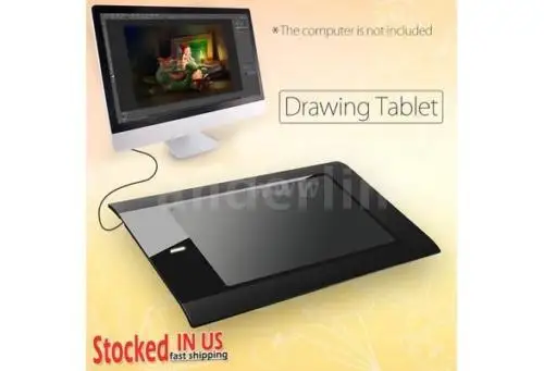 HUION 580 1" цифровая доска для письма, планшет, цифровой планшет, графический планшет для рисования, 2048 уровней, планшет для письма на Windows Mac