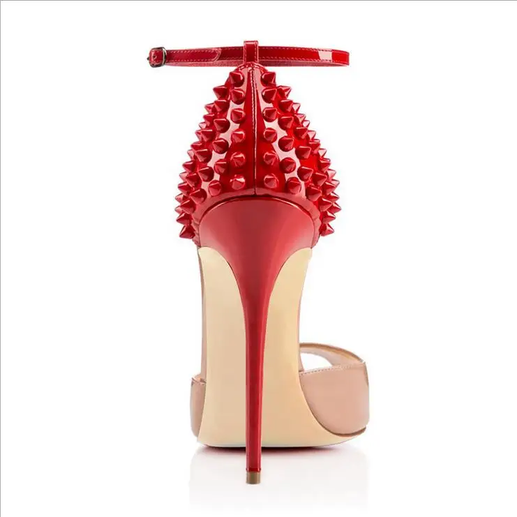 Chaussure/женские модные сандалии-гладиаторы Роскошные Дизайнерские красные туфли