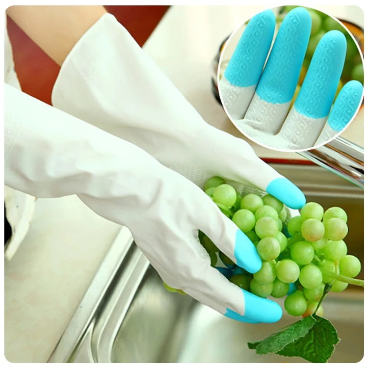 Креативные прочные водонепроницаемые резиновые перчатки для уборки из ПВХ