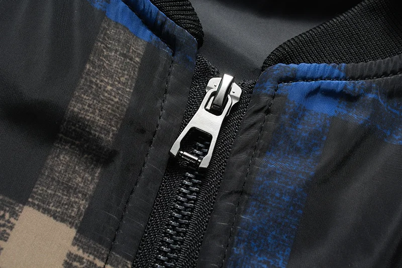 Повседневные куртки для мужчин классические клетчатые большого размера Осеннее