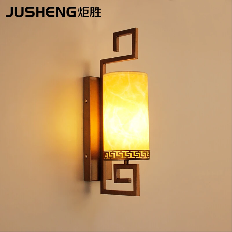 Новый класс старинные настенные лампы спальня настенное бра creative hotel