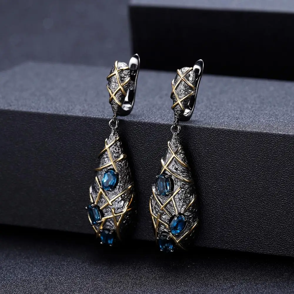 GEM'S балетные 925 стерлингового серебра Оригинальные ручной работы ошеломляющие