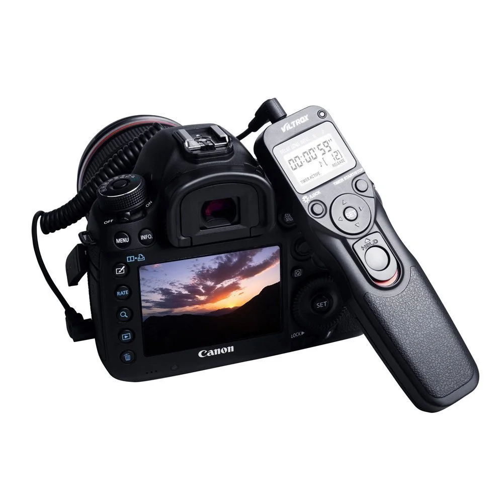 ЖК таймер Viltrox для камеры Canon EOS Nikon Minolta Sony A7 A7S A7R A6000 A5100|Пульты и триггеры| |