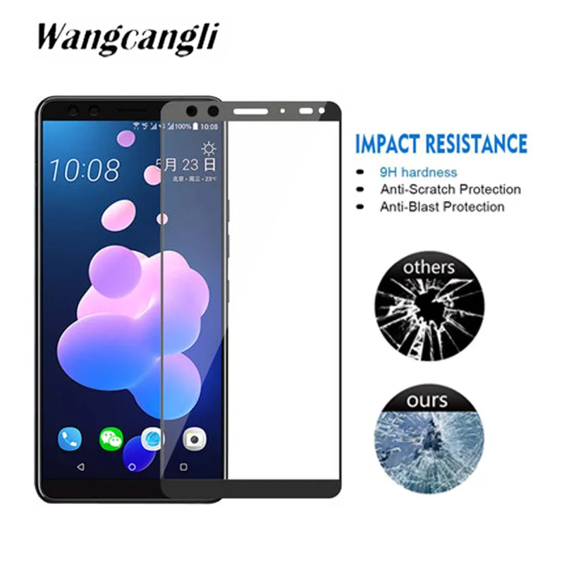 Купить 2 получить 1 9H полное покрытие защита для HTC U12 U12Life U12Plus закаленное стекло