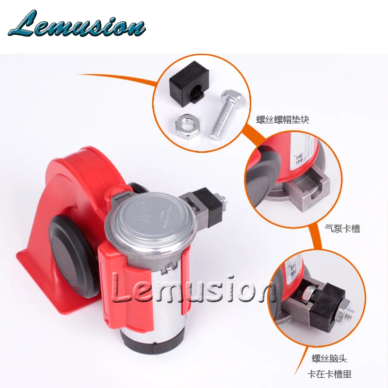 Car Two-Tone Snail 130db Air Horn 12V For Renault Duster Laguna Megane 2 3 Logan Captur Clio Saab 9-3 9-5 93 MG ZR |