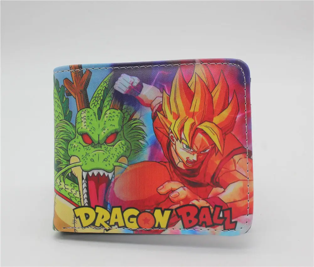 Мужской женский кошелек Dragon Ball Z кошелек молодых студентов аниме модные короткие кошельки мультфильм комикс кошелек доллар цена Otaku подарок