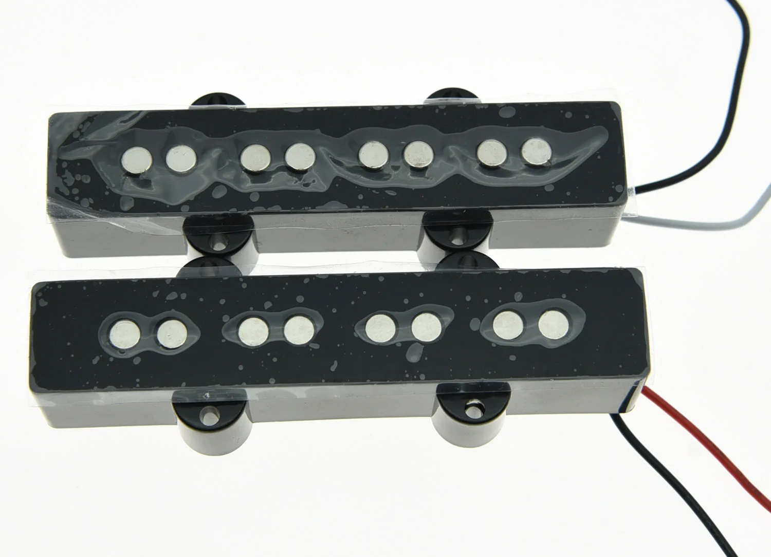 

Black J Bass Neck Bridge Pickup Bass Pickups Set for 4 String Jazz Bass Guitar