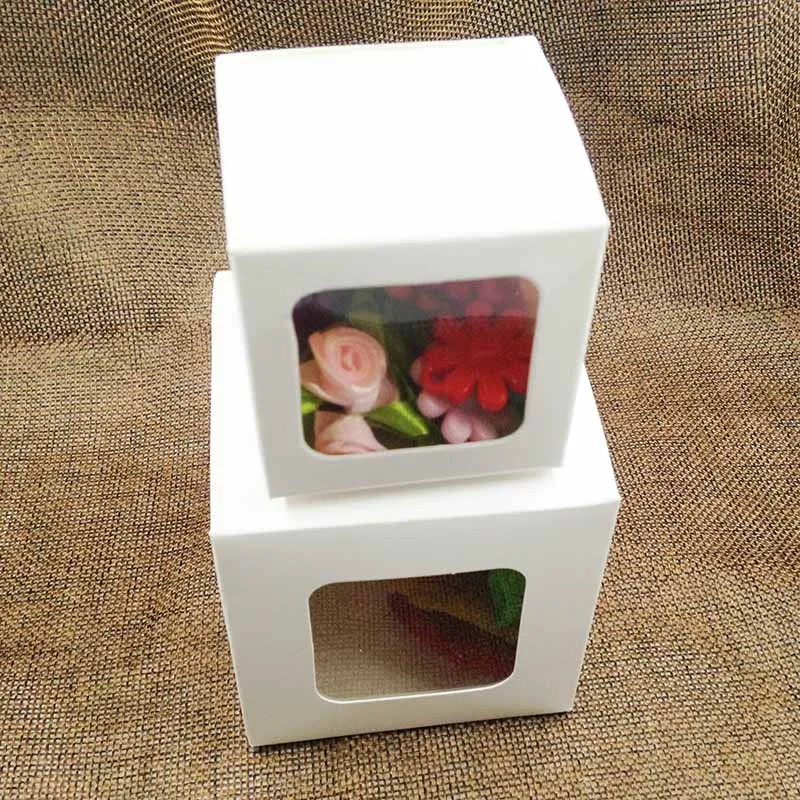 Белая Подарочная коробка ювелирные изделия серьги браслет кольцо подарочные