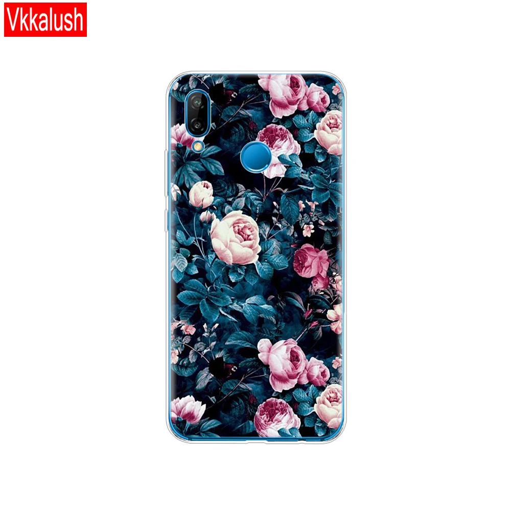 80025 Силиконовый чехол для 5,8" huawei P20 Lite huawei P20 Pro, чехол для huawei P 20, Защитная прозрачная задняя крышка для телефона - Цвет: 80025