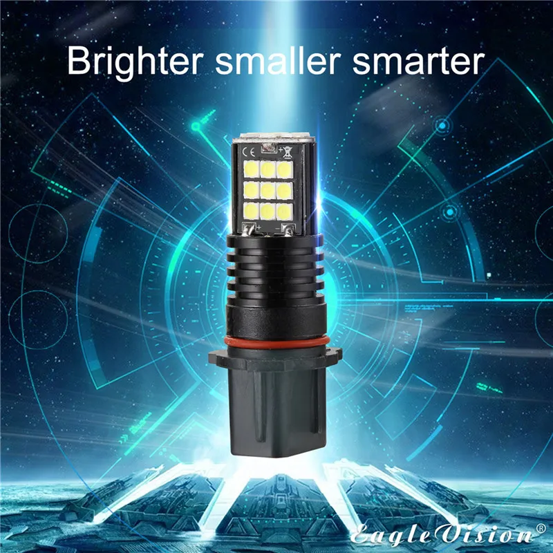WUPP автомобилей головной светильник s 2 шт. P13W 3030 24 SMD светодиодный 6000K 24 Вт автомобильная лампа для противотуманной фары светильник s челнока 19A24