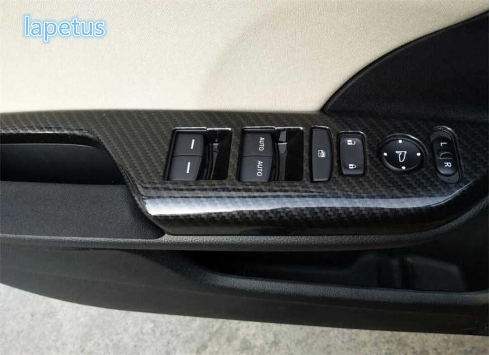 

Lapetus Inside Door Handle Decoration Panel Sticker Surround Window Lift Switch Cover Trim Fit For Honda Civic 2016 - 2020 ABS