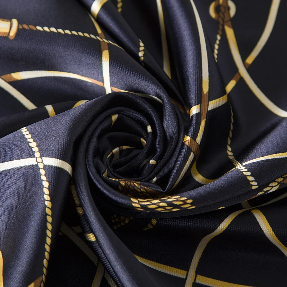 2017 Евро винтажном стиле люксовый бренд большой площади шелковые шарфы для женщин