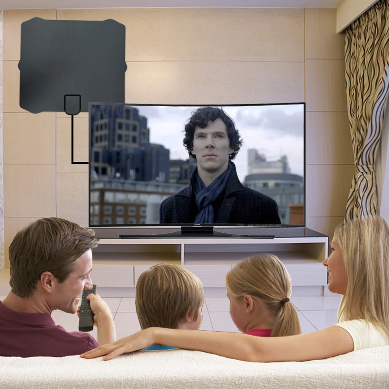 ТВ Fox active для помещений HD TV Digital Surf антенна радиус кабеля DVB T T2 VHF UHF антенны