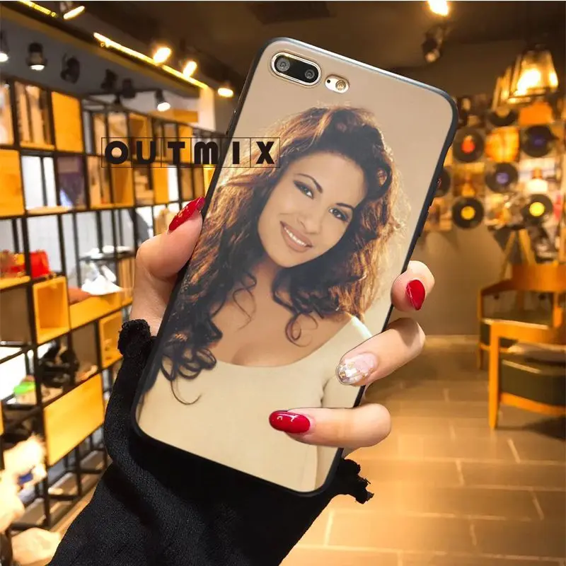 Мягкий силиконовый чехол OUTMIX selena quintanilla для iPhone XS 5 5S 6 7 8 XSmax XR X plus - купить по