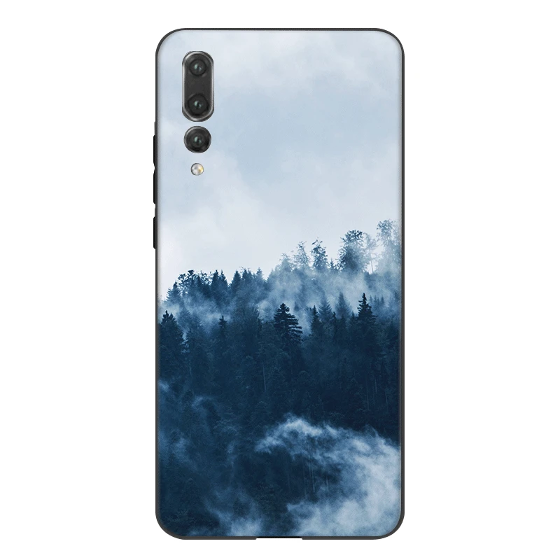 Desxz силиконовый чехол для мобильного телефона горный пик лес Huawei P9 P8 P10 P20 P30 Lite Pro P