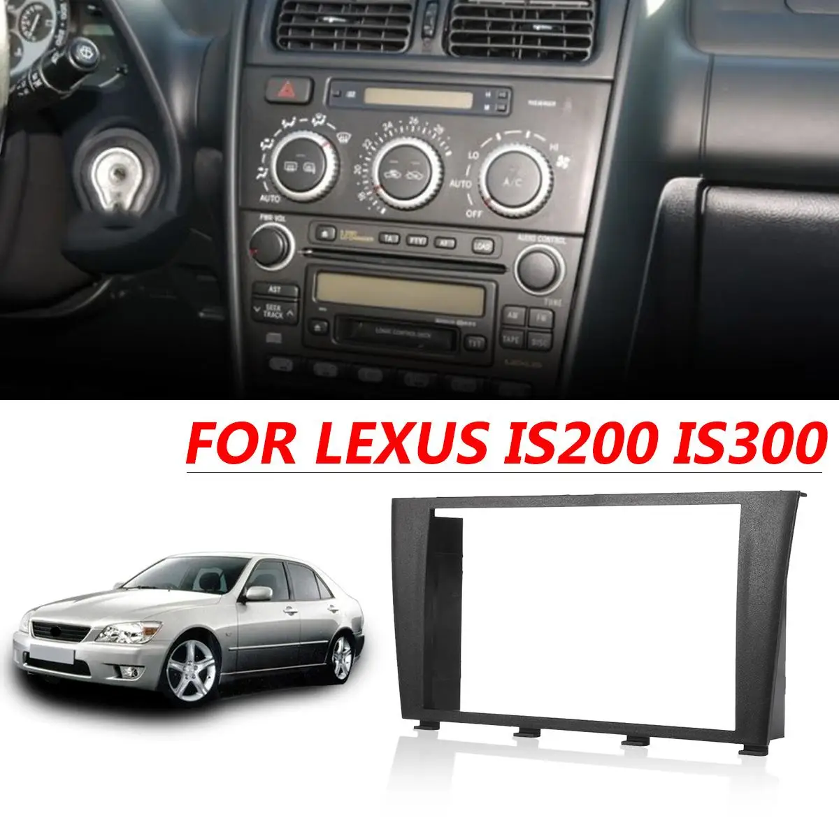 DVD плеер рама для LEXUS IS200 IS300 1995-2006 для Toyota altezza CD Радио Стерео Переходная FASCIA монтажный комплект объемный