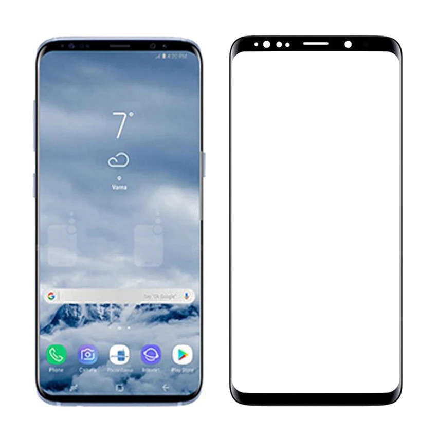 Zerosky для Samsung Galaxy S9 Plus Сенсорная панель Замена Передняя стеклянная крышка