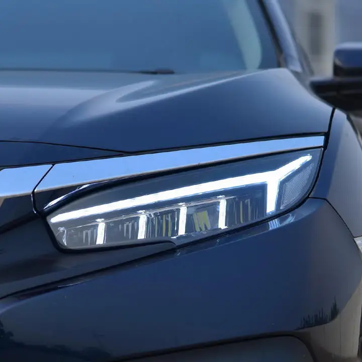 LED lamp Головной светильник в сборе для Honda Civic полный светодиодный светильник источник Светодиодный дневной ходовой светильник светодиодный указатель поворота - Цвет: LED lamp