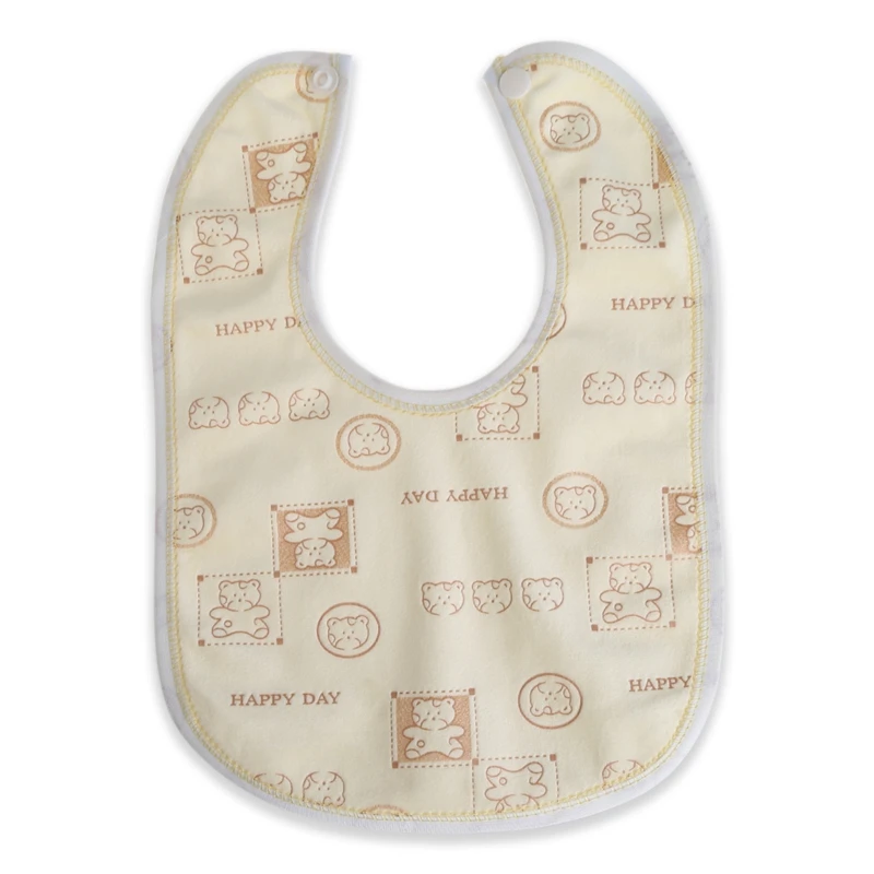 

Random Style Baby Bib Velvet Waterproof Baby Care Feeding Printing Bibs Towel
